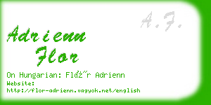 adrienn flor business card